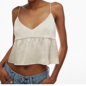 Aritzia Wilfred Cream Camisole Top
